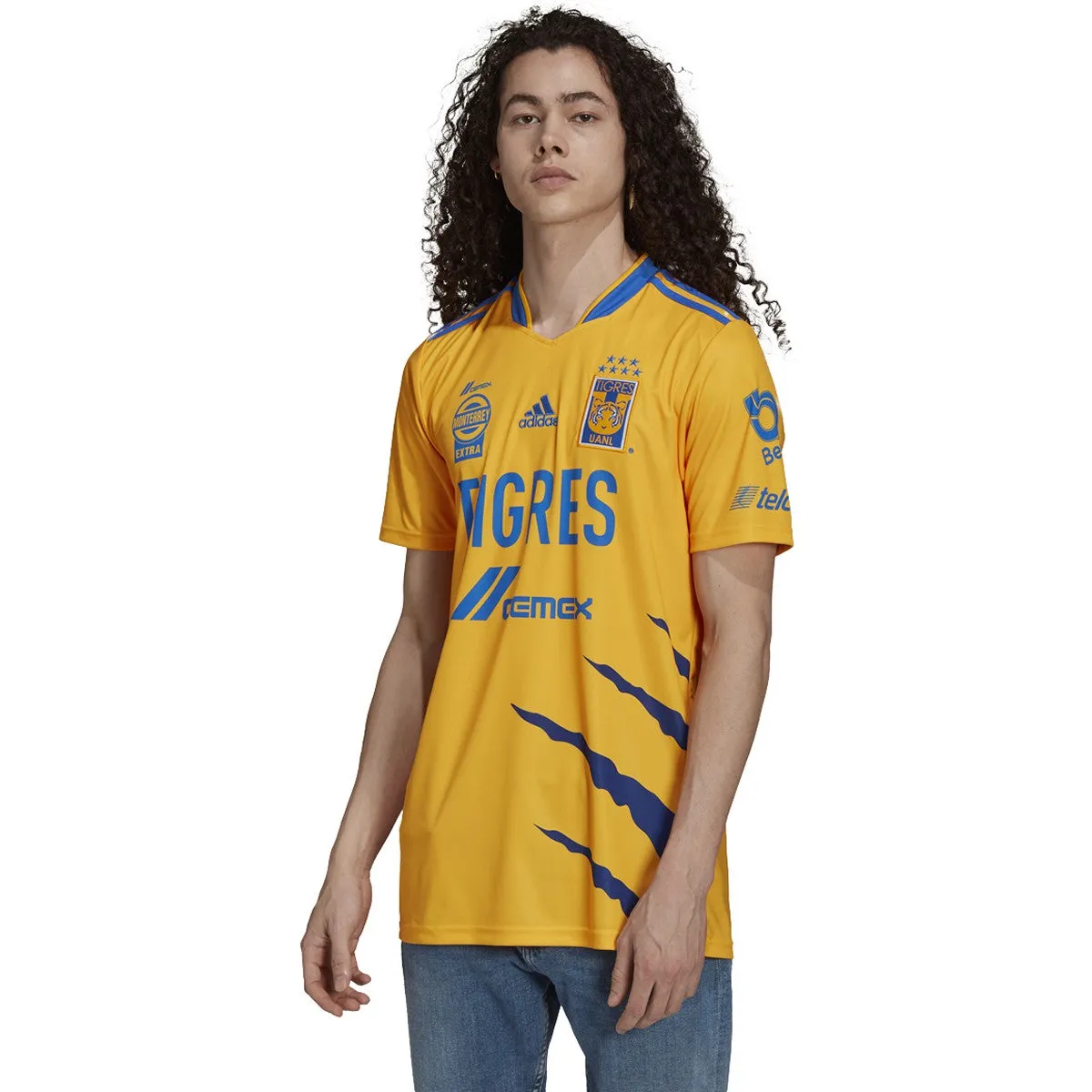 ADIDAS Men's Tigres UANL Home Jersey 21/22 SOCGQ9275