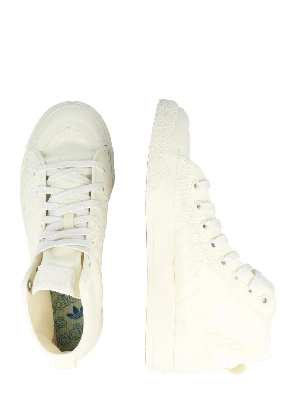 Adidas Nizza Rf High Top Sneakers, White