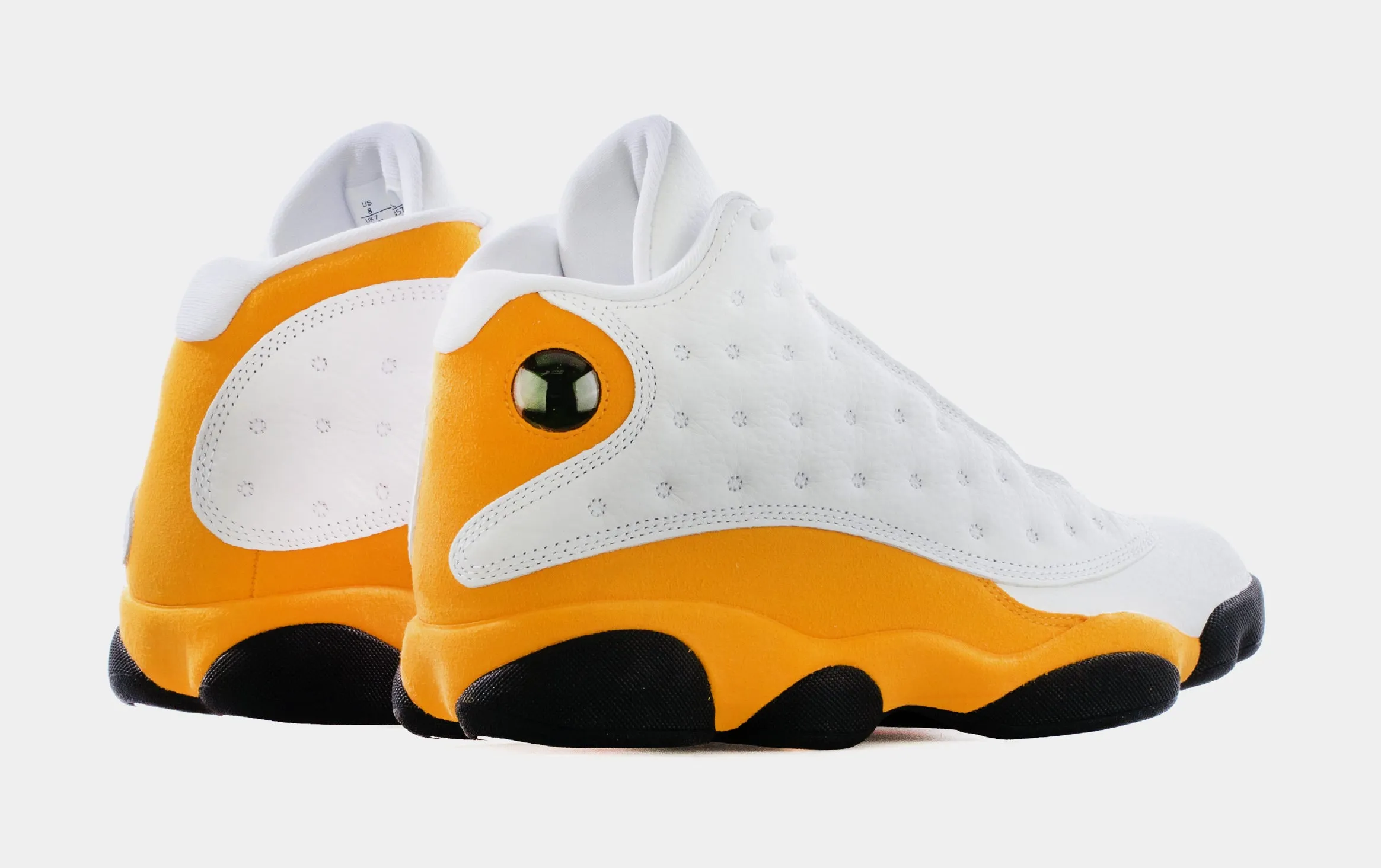 Air Jordan 13 Retro Del Sol Mens Lifestyle Shoes (White/Yellow) Limit One Per Customer