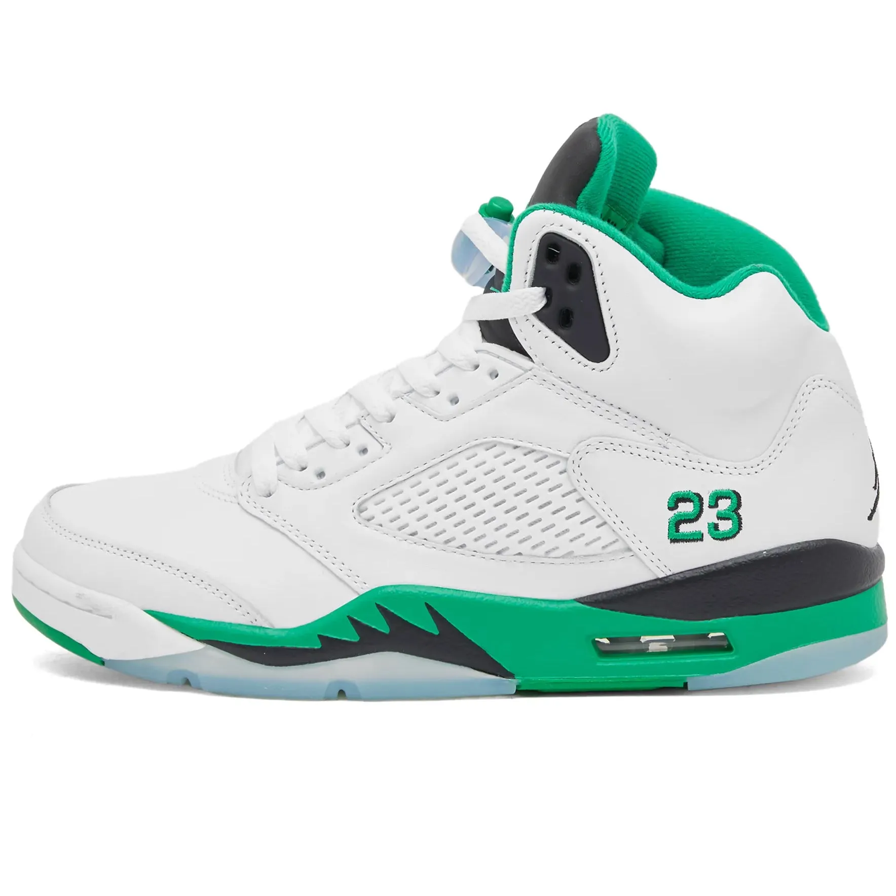 Air Jordan W 5 RETRO sneakers, white/green/blue