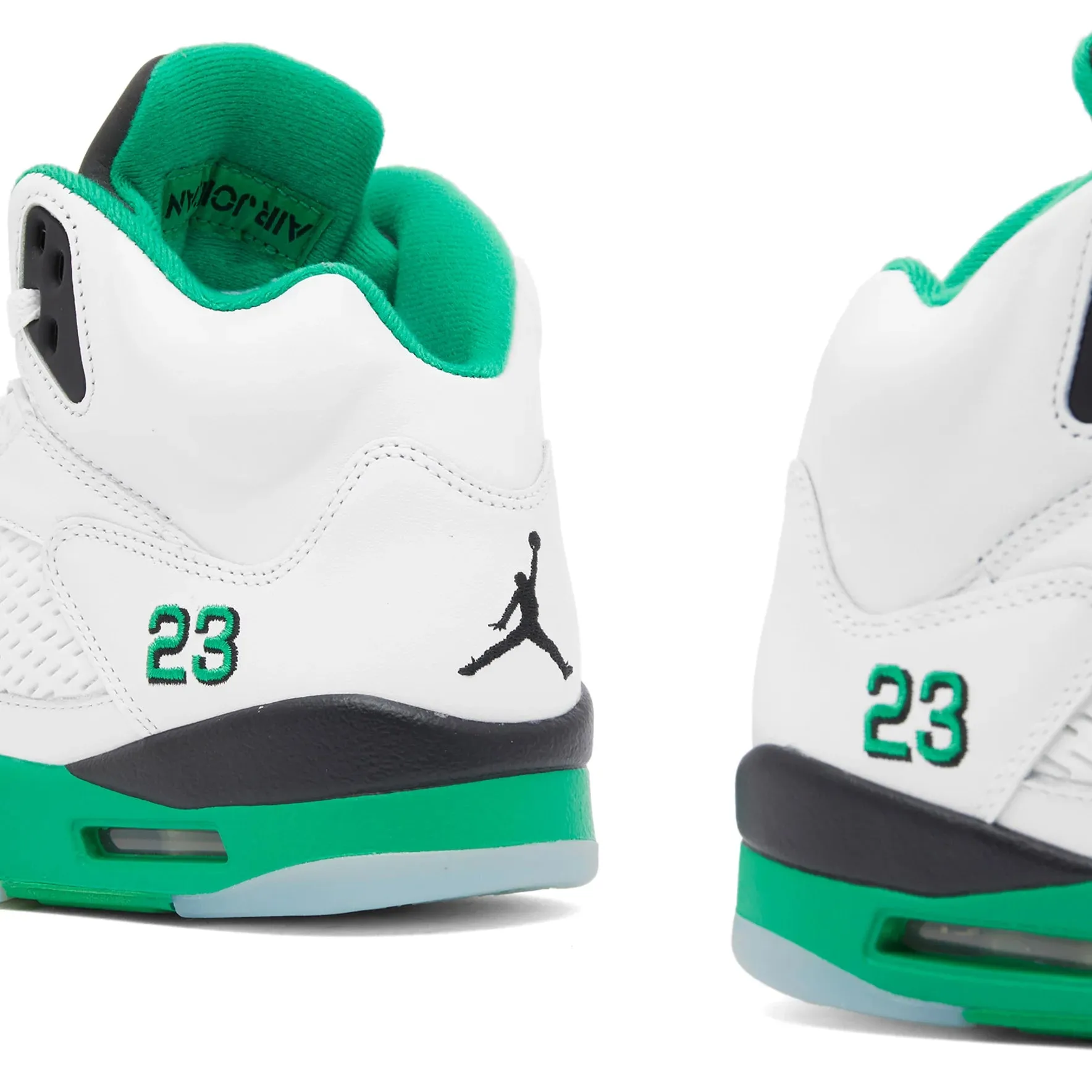 Air Jordan W 5 RETRO sneakers, white/green/blue