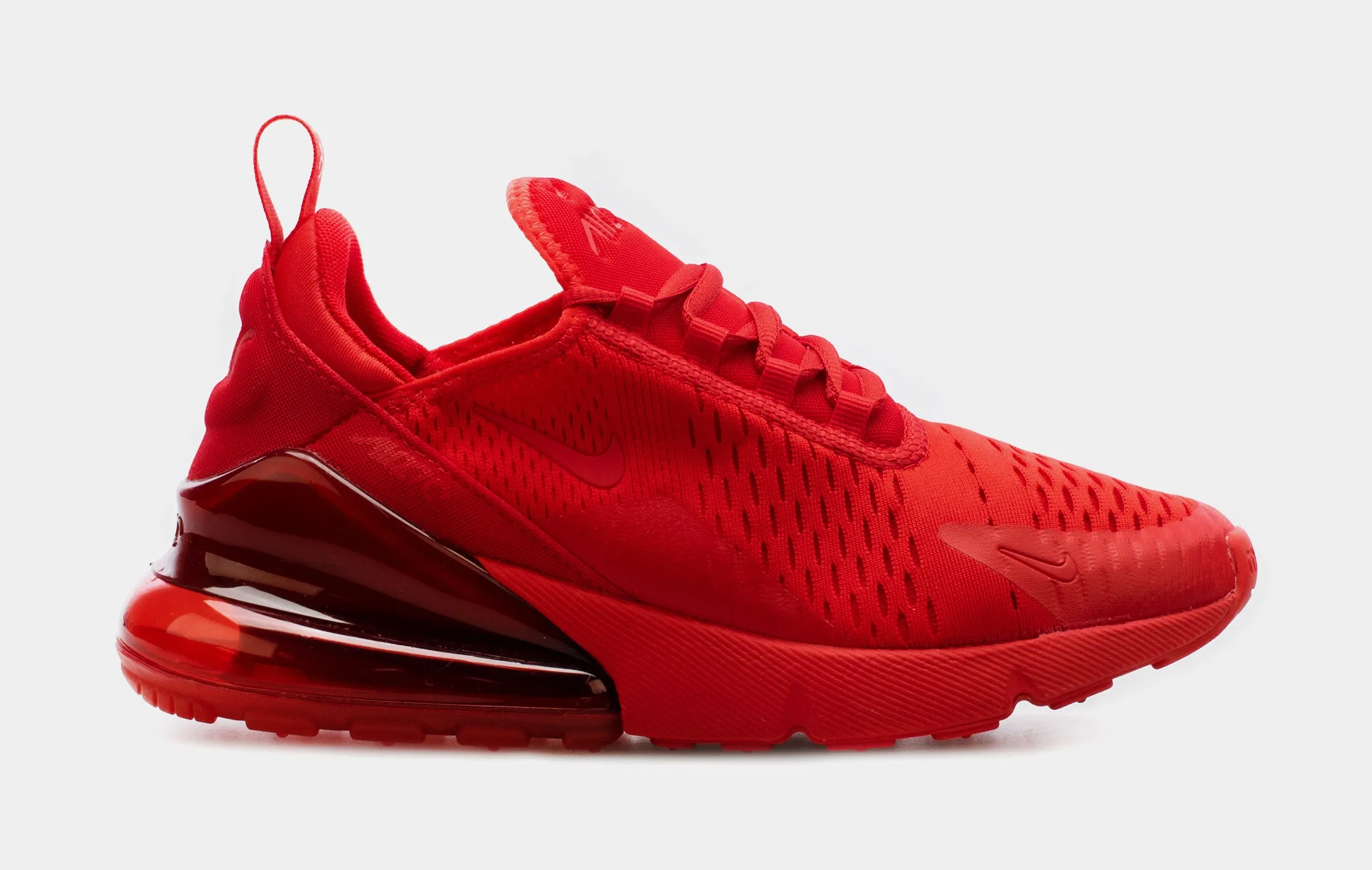 Air Max 270 Grade School Lifestyle Shoes (Red)