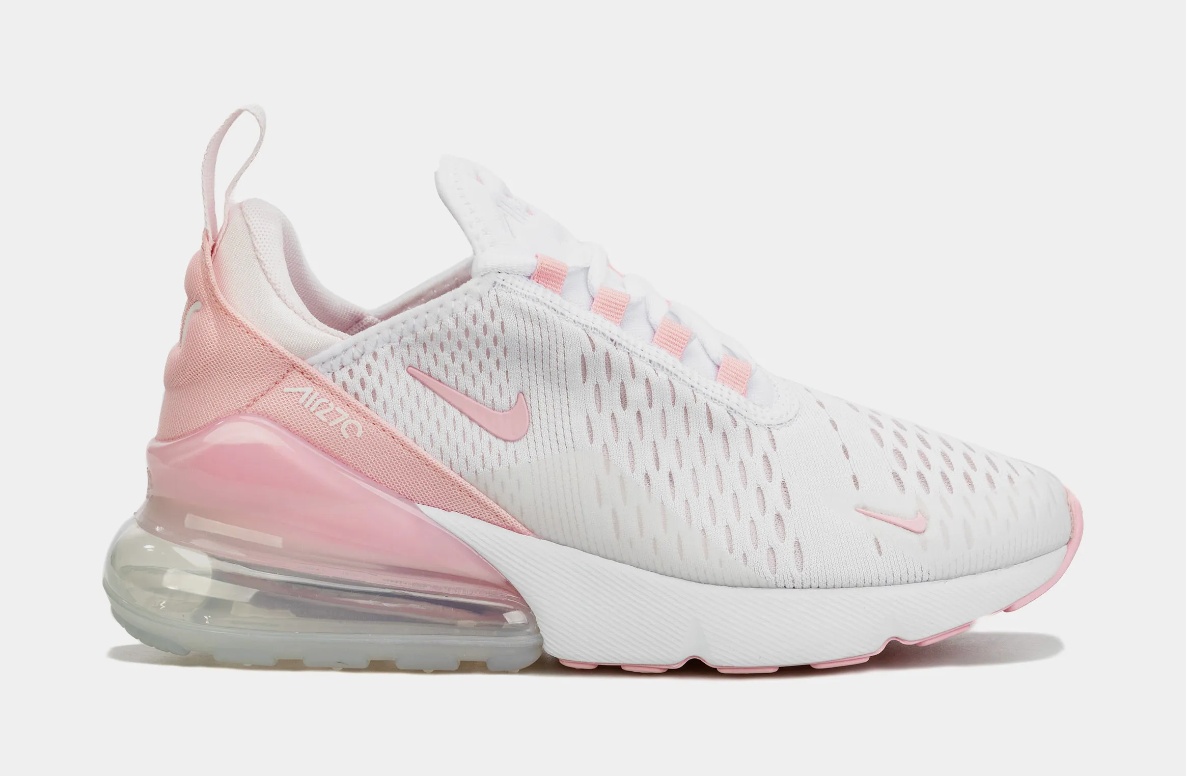 Air Max 270 Womens Running Shoes (White/Pink)