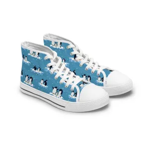 Arctic Penguin Women's High Top Sneakers