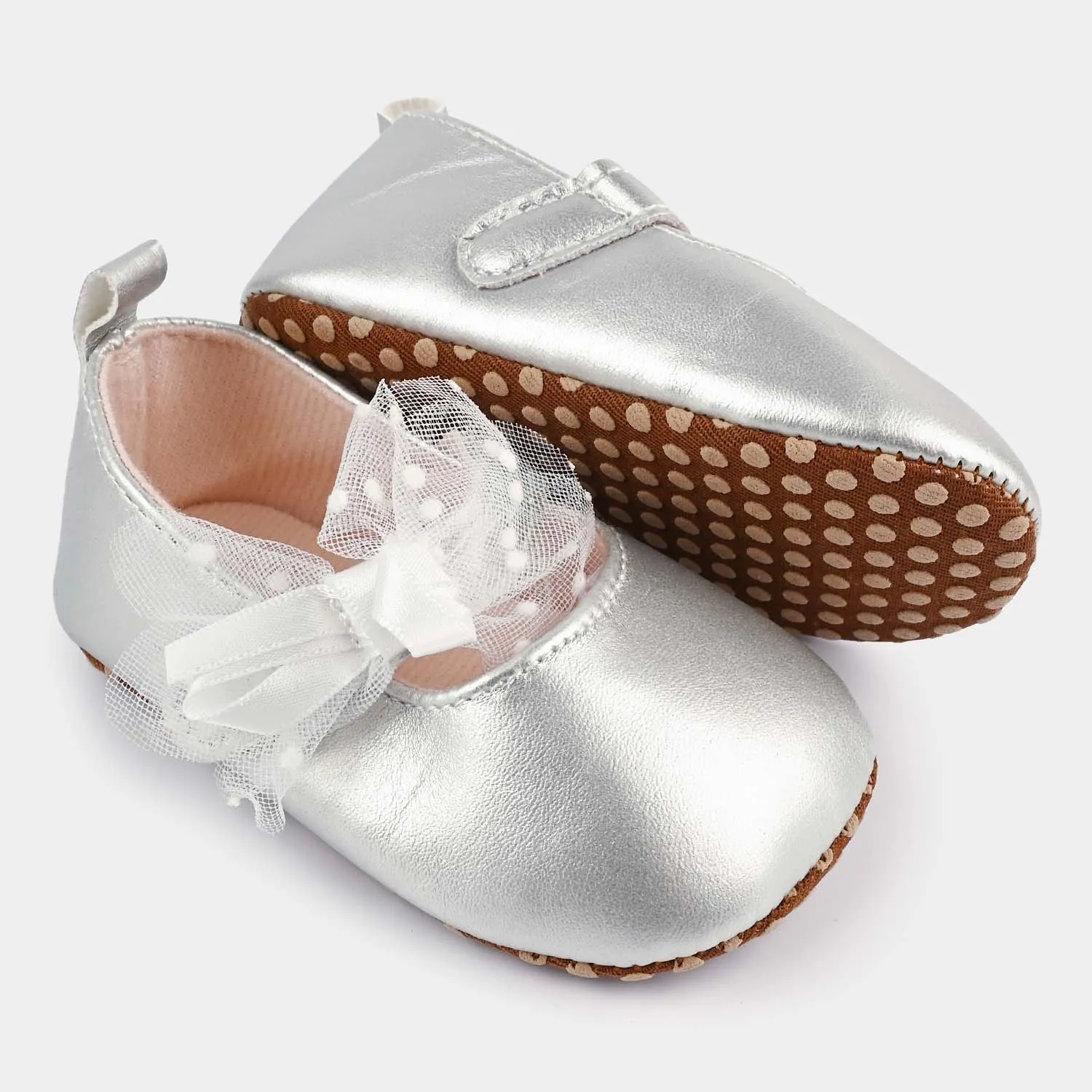 Baby Girl Shoes J09-SILVER