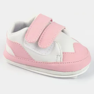 Baby Girls Shoes 1909-Pink/White