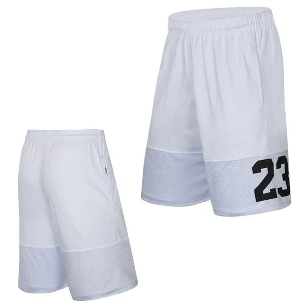 Basketball Shorts No.23 Loose Beach Shorts Gym Training Sports Short Trousers Men's Quick Dry Running Shorts