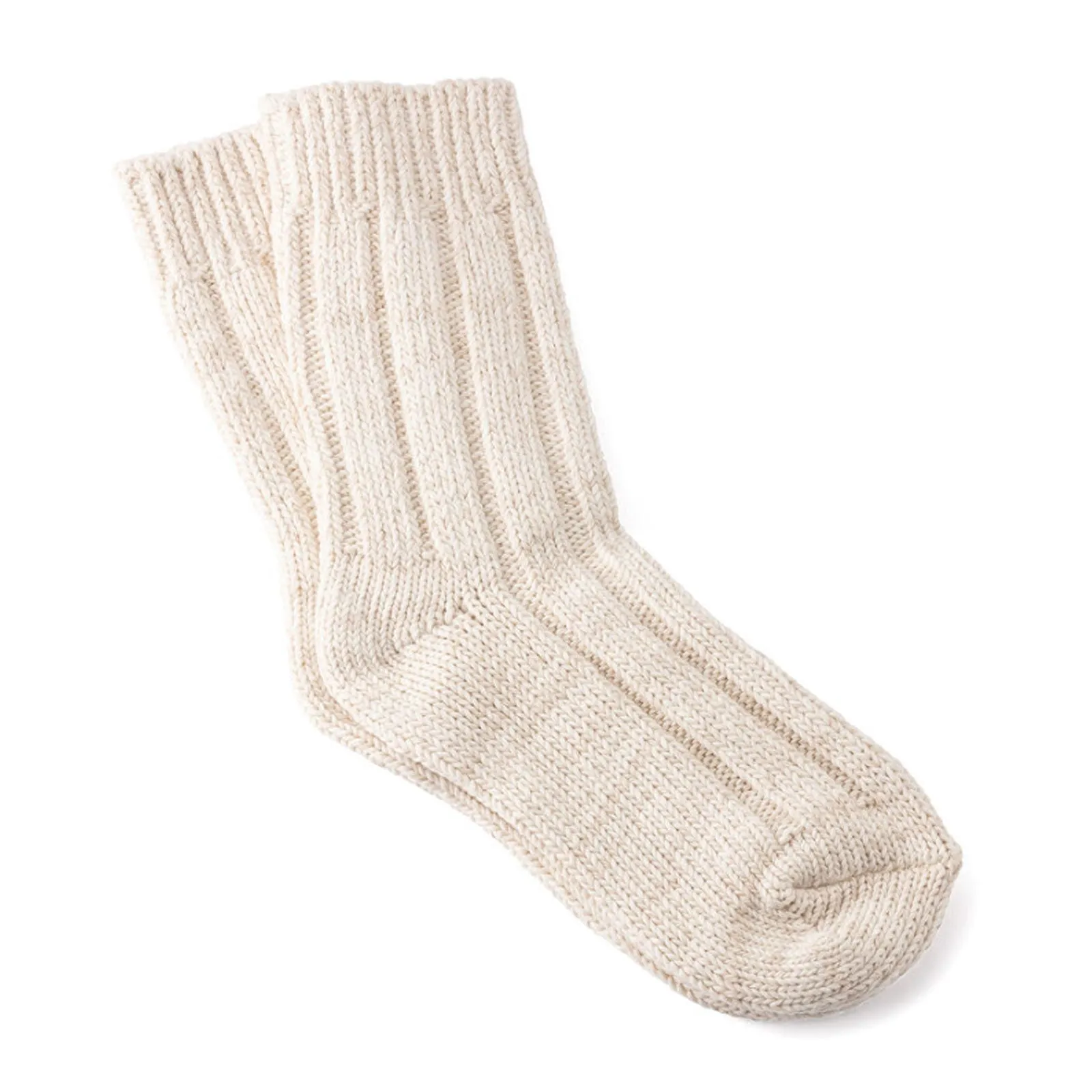 Birkenstock Cotton Twist Crew Sock (Men) - Off White