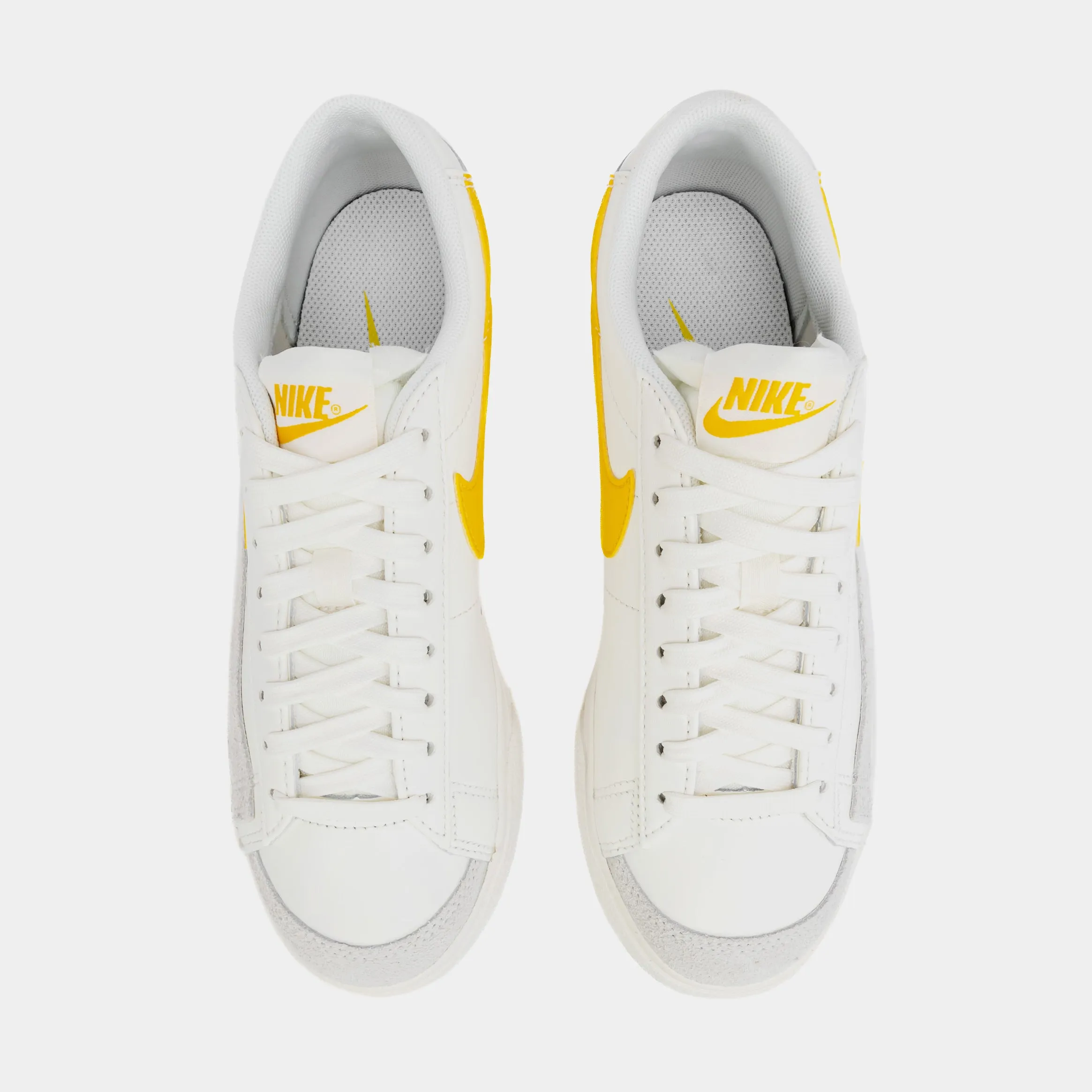 Blazer Low Platform Womens Lifestyle Shoes (White/Yellow)