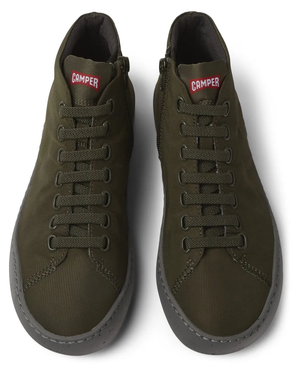 Camper Peu Touring High Top Sneakers, Dark Green