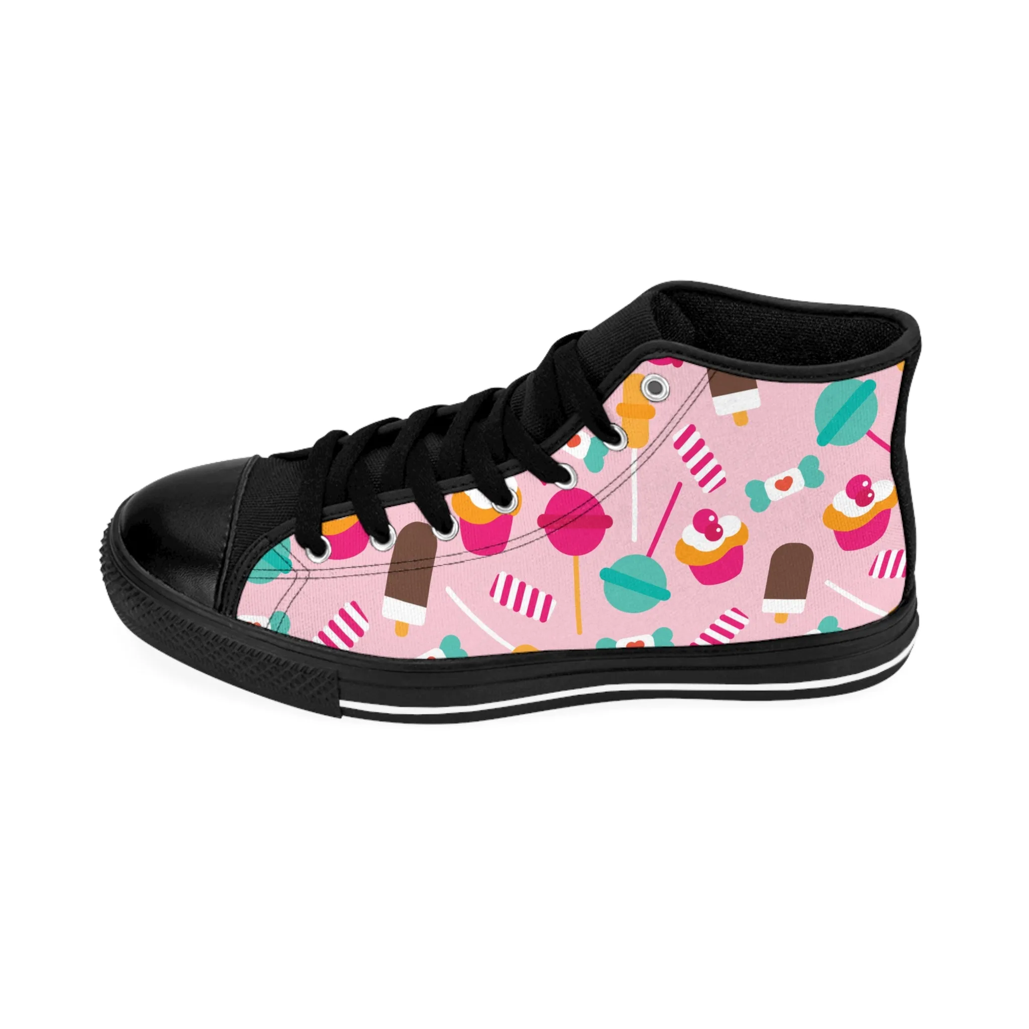 Candy Lollipop Men's Classic Sneakers