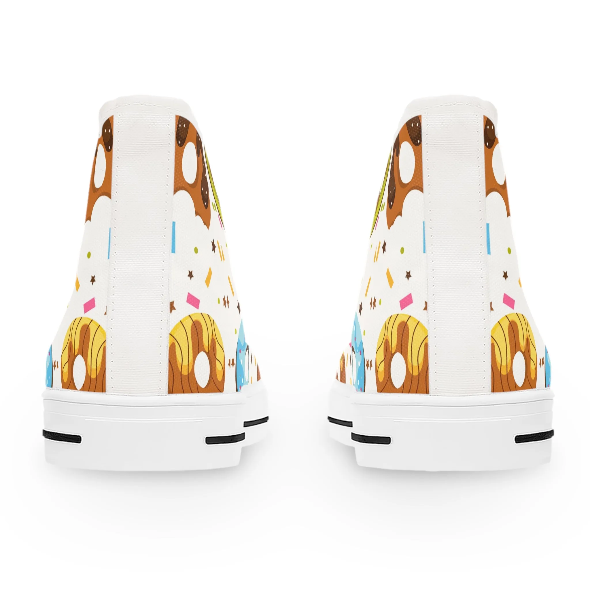 Colorful Donuts Women's High Top Sneakers