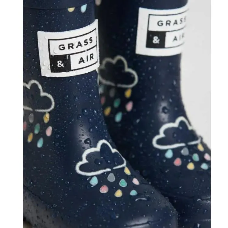 Colour-Changing Rain Boots - Navy