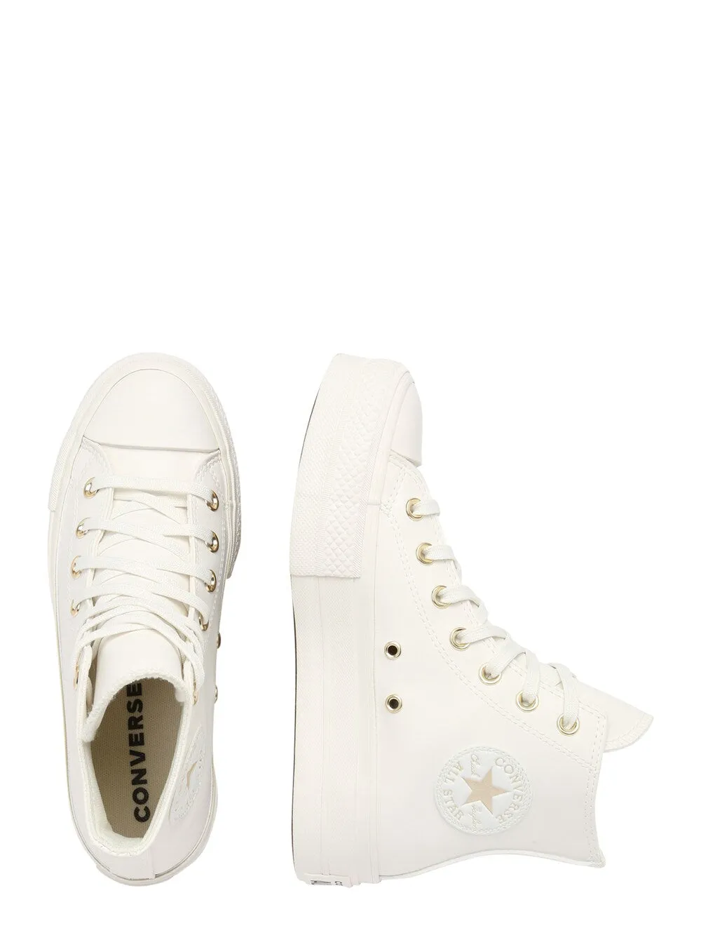 Converse Chuck Taylor All Star Lift High Top Sneakers, Natural White