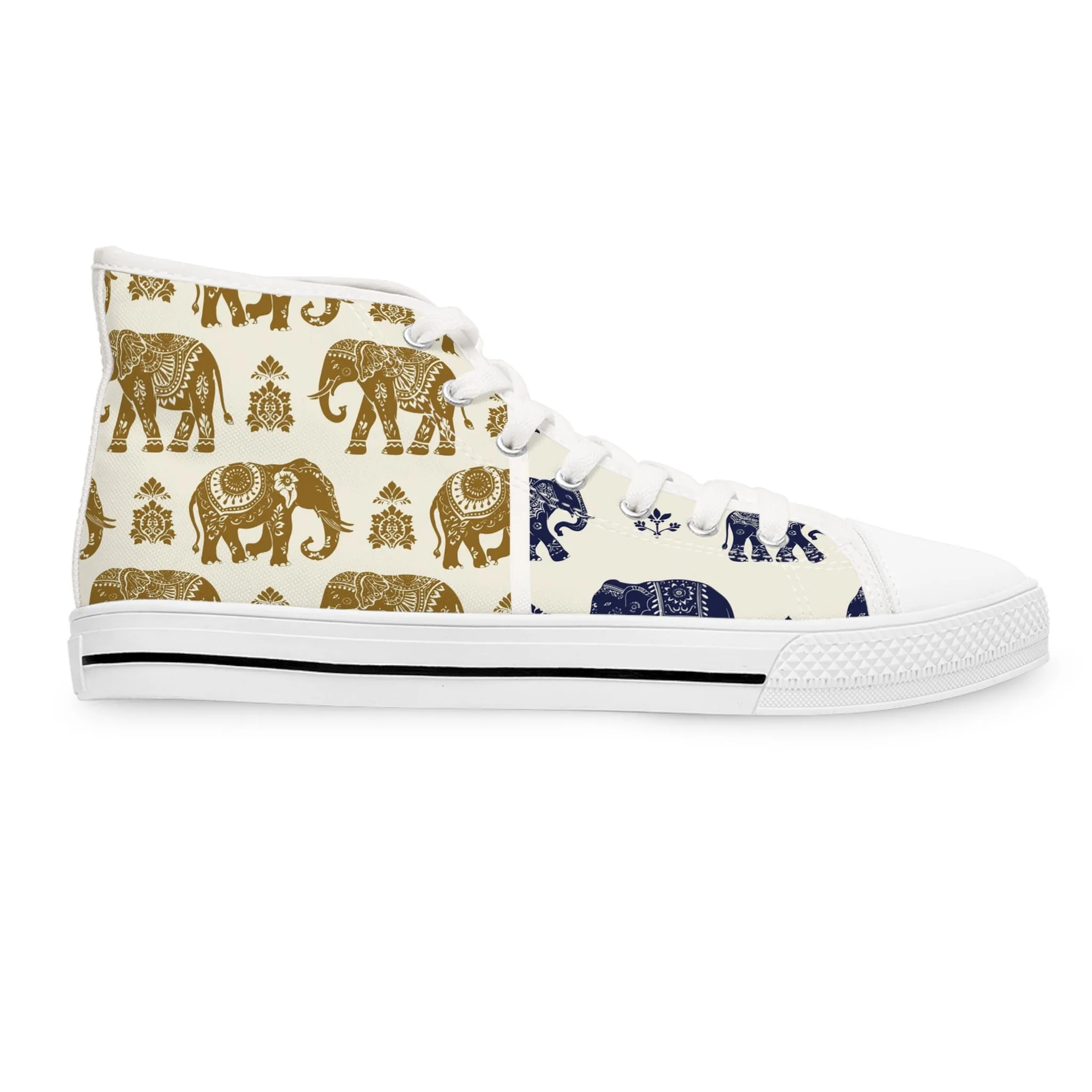 Elephants Women's High Top Sneakers