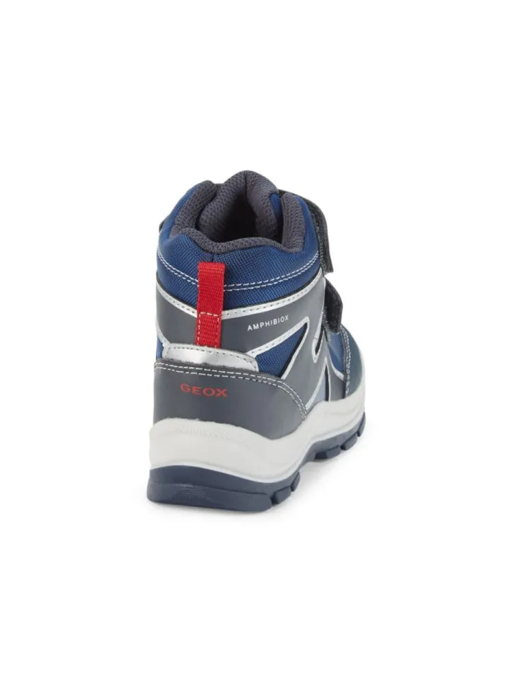 Geox Baby Boys High Top Sneakers, Navy Blue