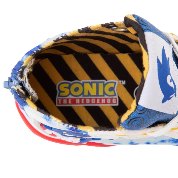 Ground Up Sonic The Hedgehog High Top Sneakers - Toddler, Blue