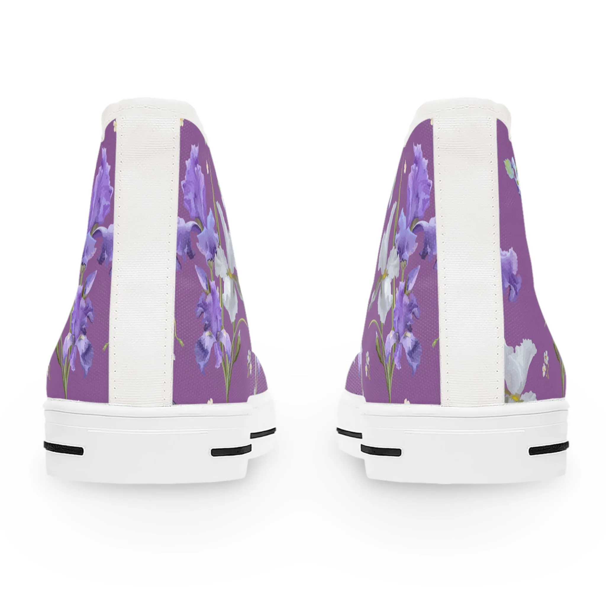 Iris Flower Women's High Top Sneakers