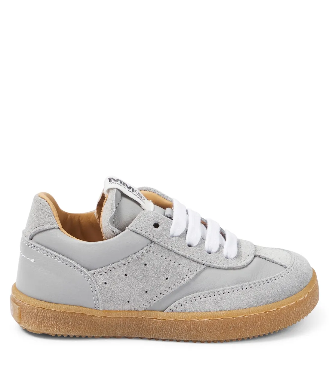 Leather sneakers Mm6 Maison Margiela Kids, beige