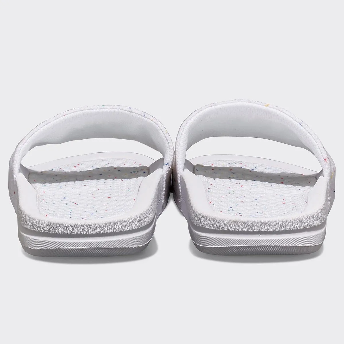 Men's Big Logo TechLoom Slide White / Confetti