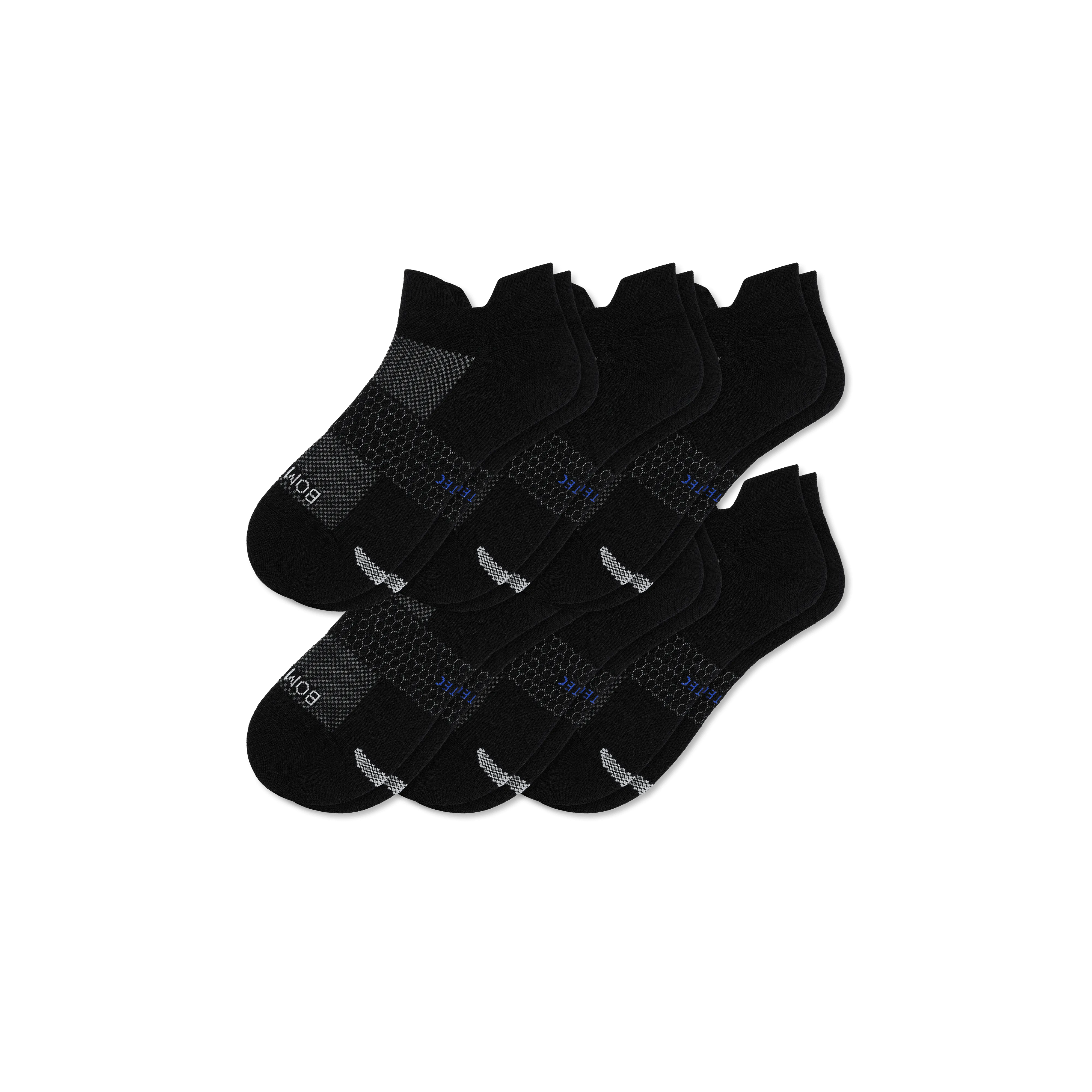 Men's Lightweight Athletic Ankle Sock 6-Pack