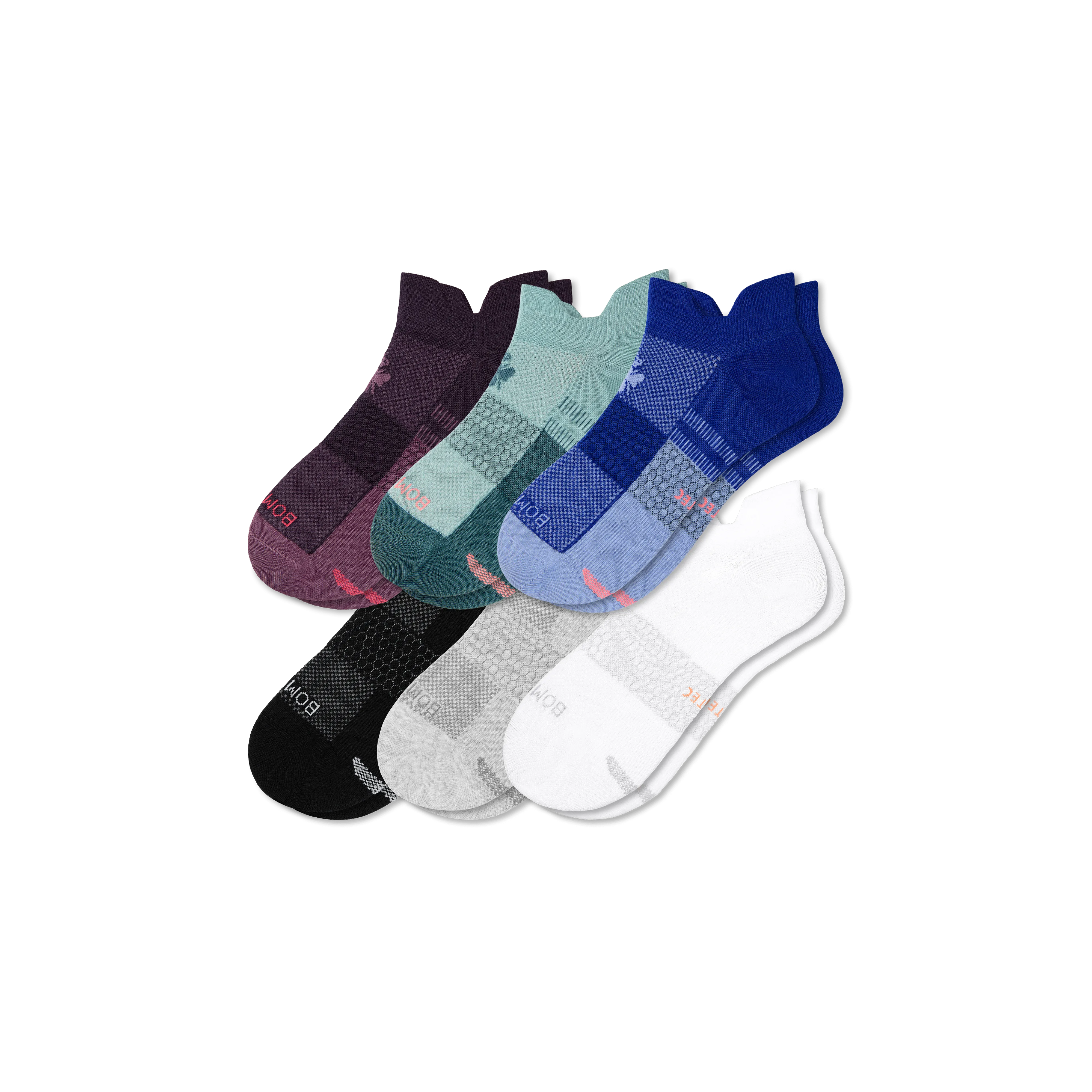 Men's Lightweight Athletic Ankle Sock 6-Pack