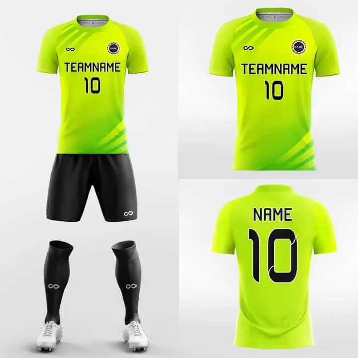 Mirror - Men's Sublimated Fluorescent Soccer Jersey Kit