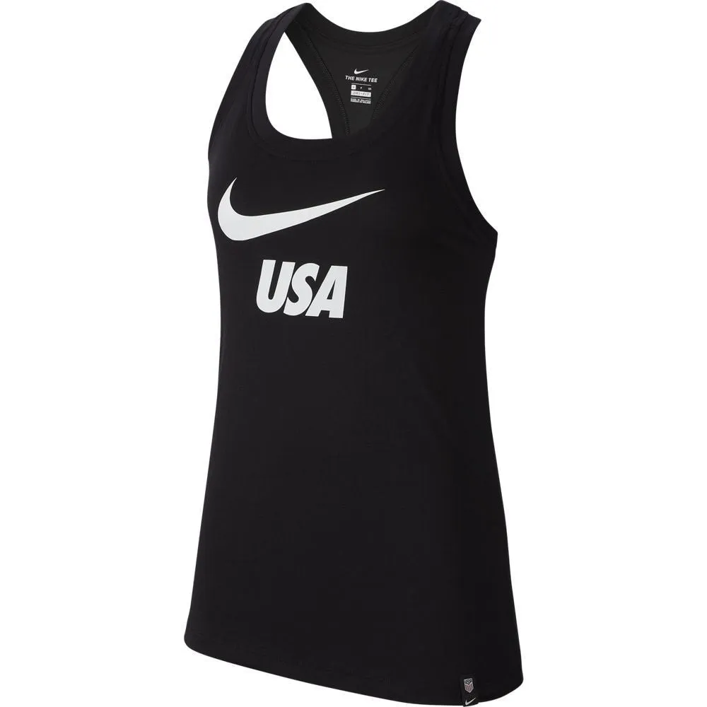 Nike Women's USA Tank Top (Black/White)