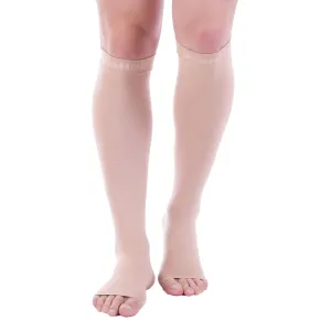 Open Toe Compression Sleeve 15-20 mmHg SKIN/NUDE by Doc Miller