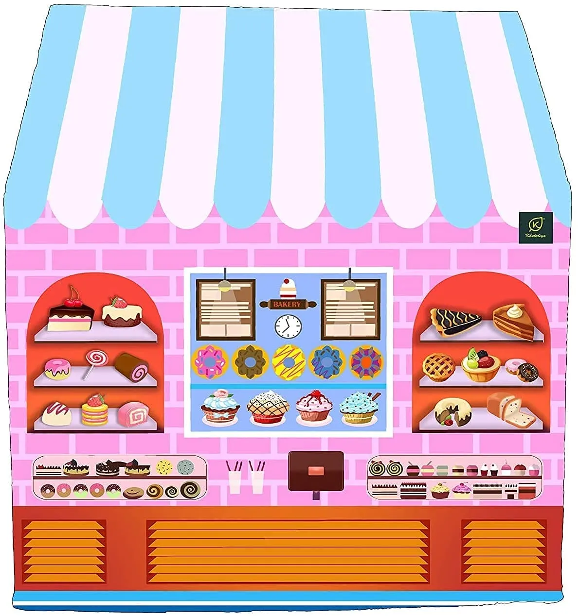 Playtime Foldable Tent House Cake Shop - Pink