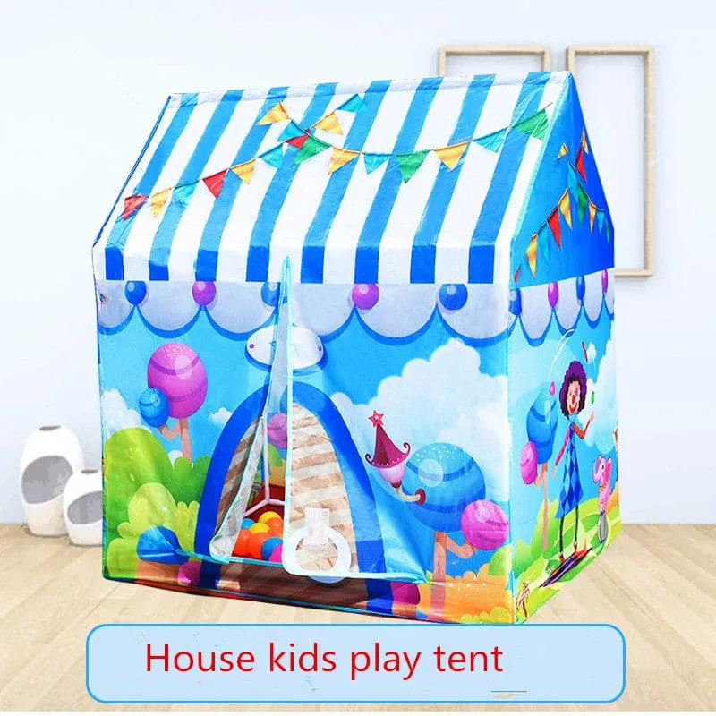 Playtime Foldable Tent House Circus - Blue