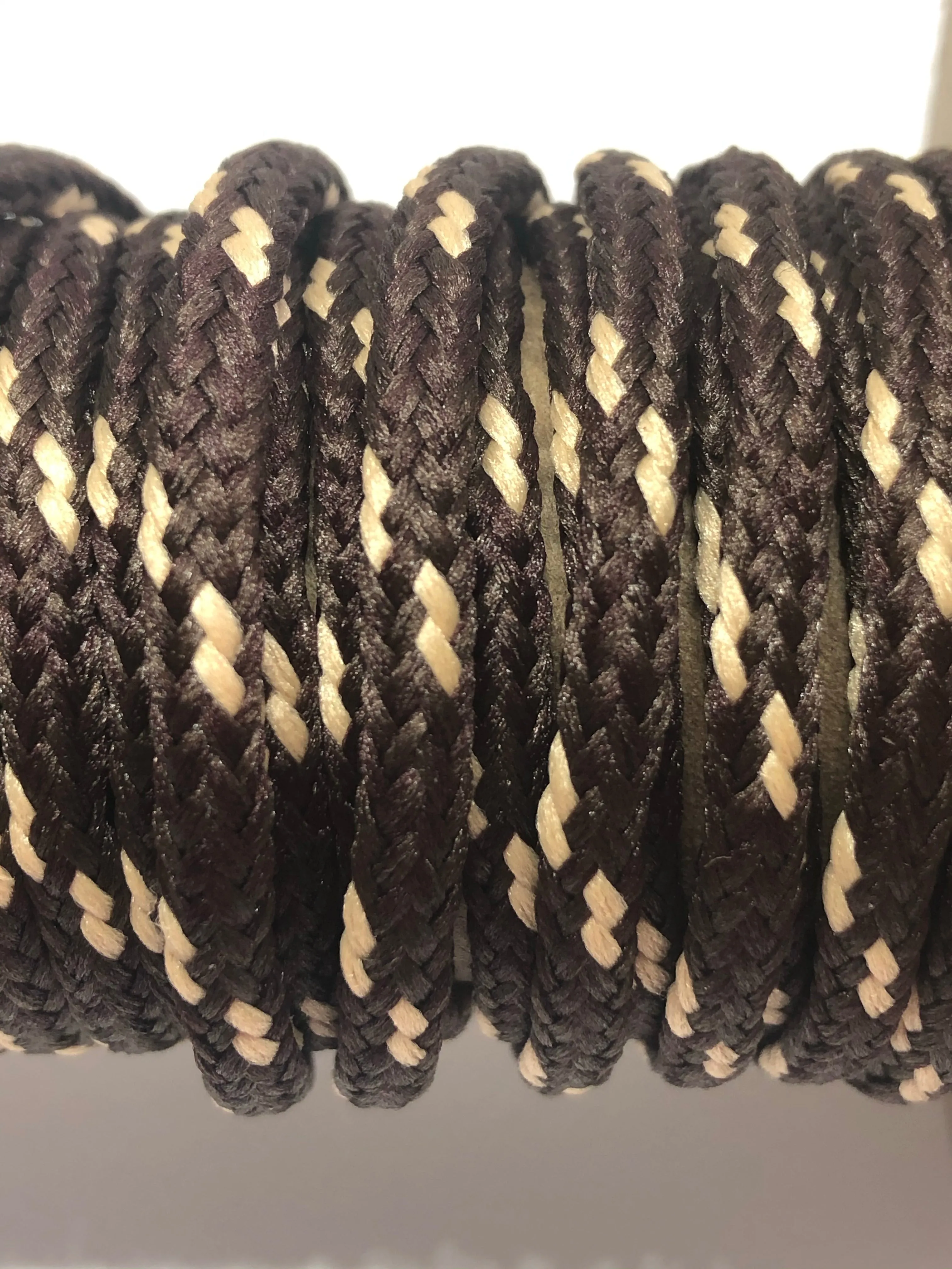 Round Classic Shoelaces - Brown with Toast Accents