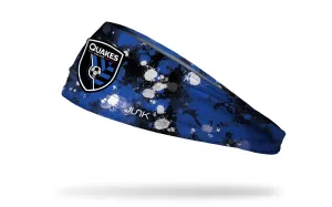 San Jose Earthquakes: Splatter Headband