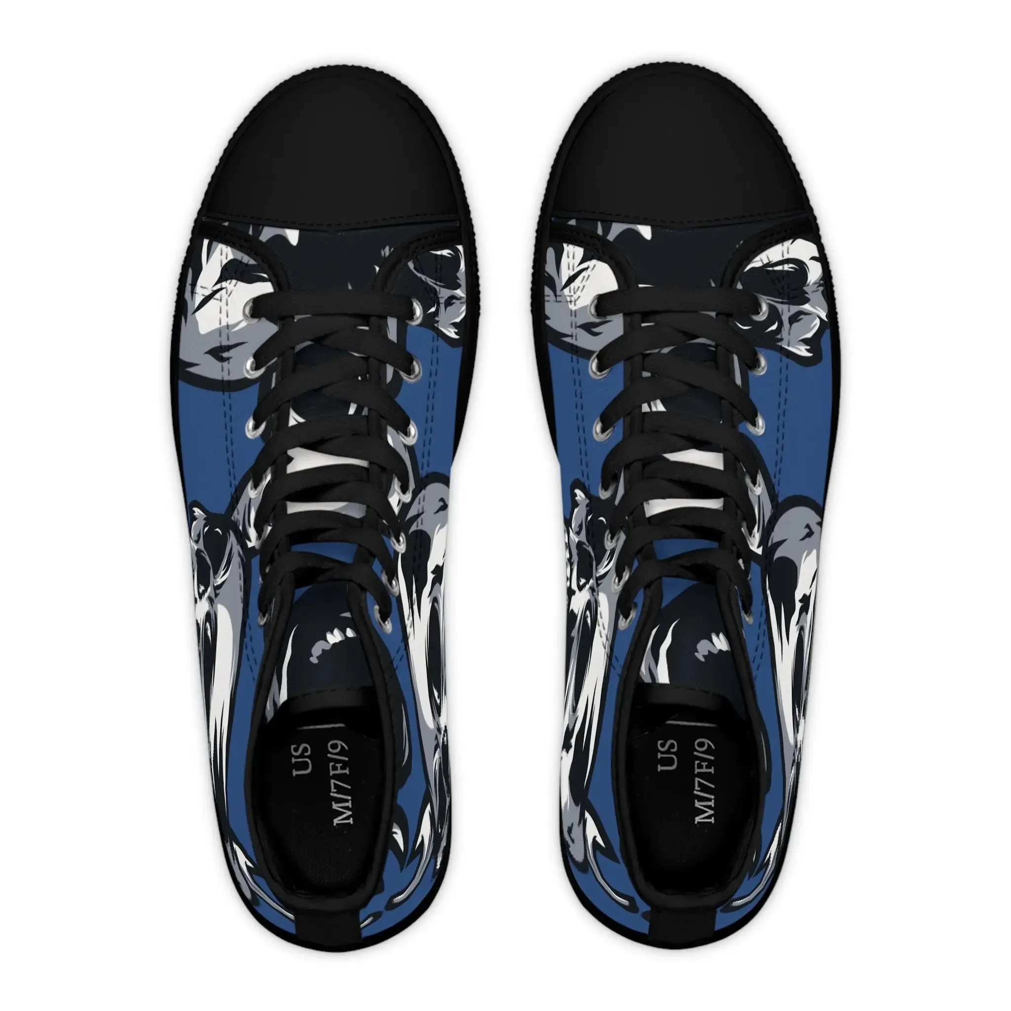 Sneakers Women's High Top Skulls