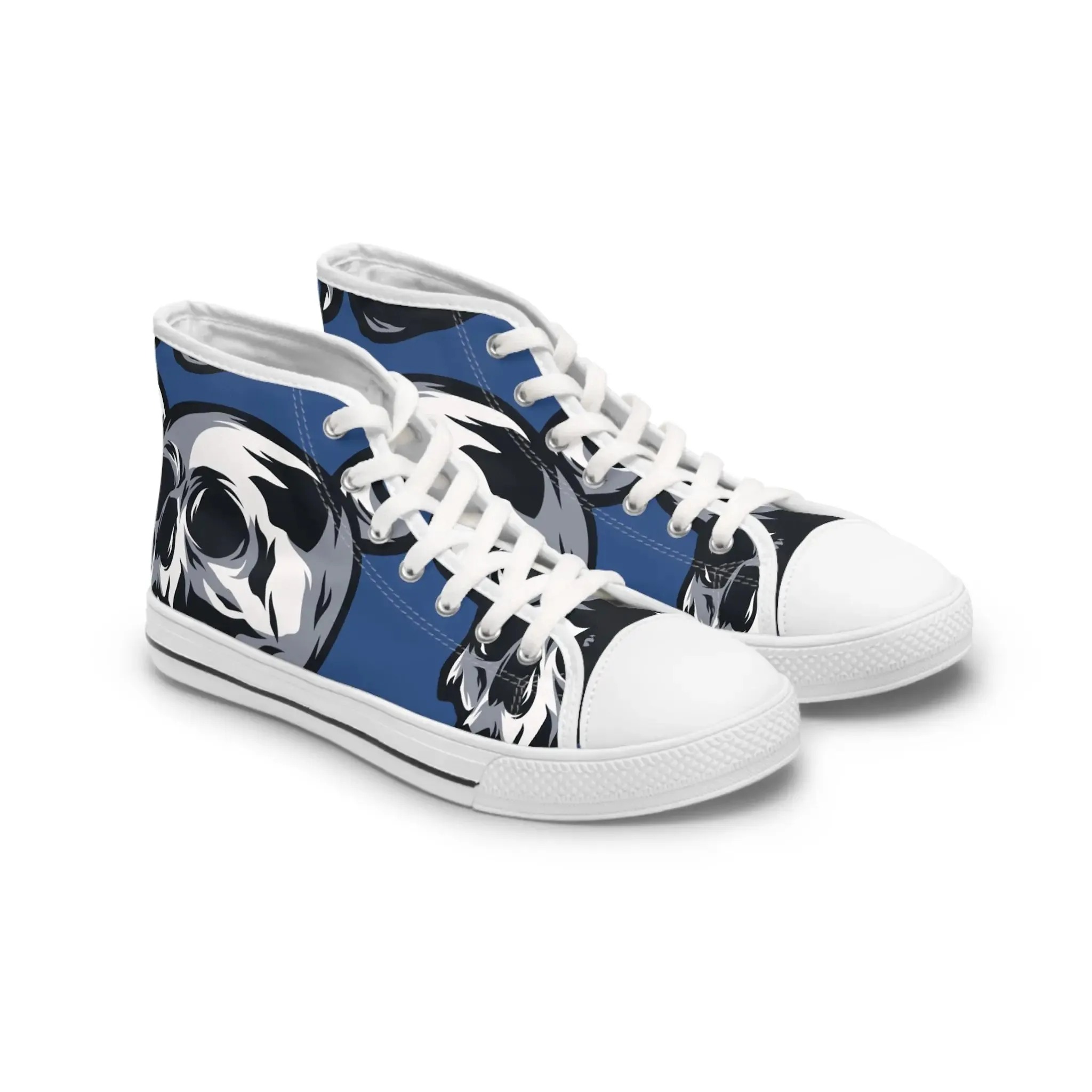 Sneakers Women's High Top Skulls