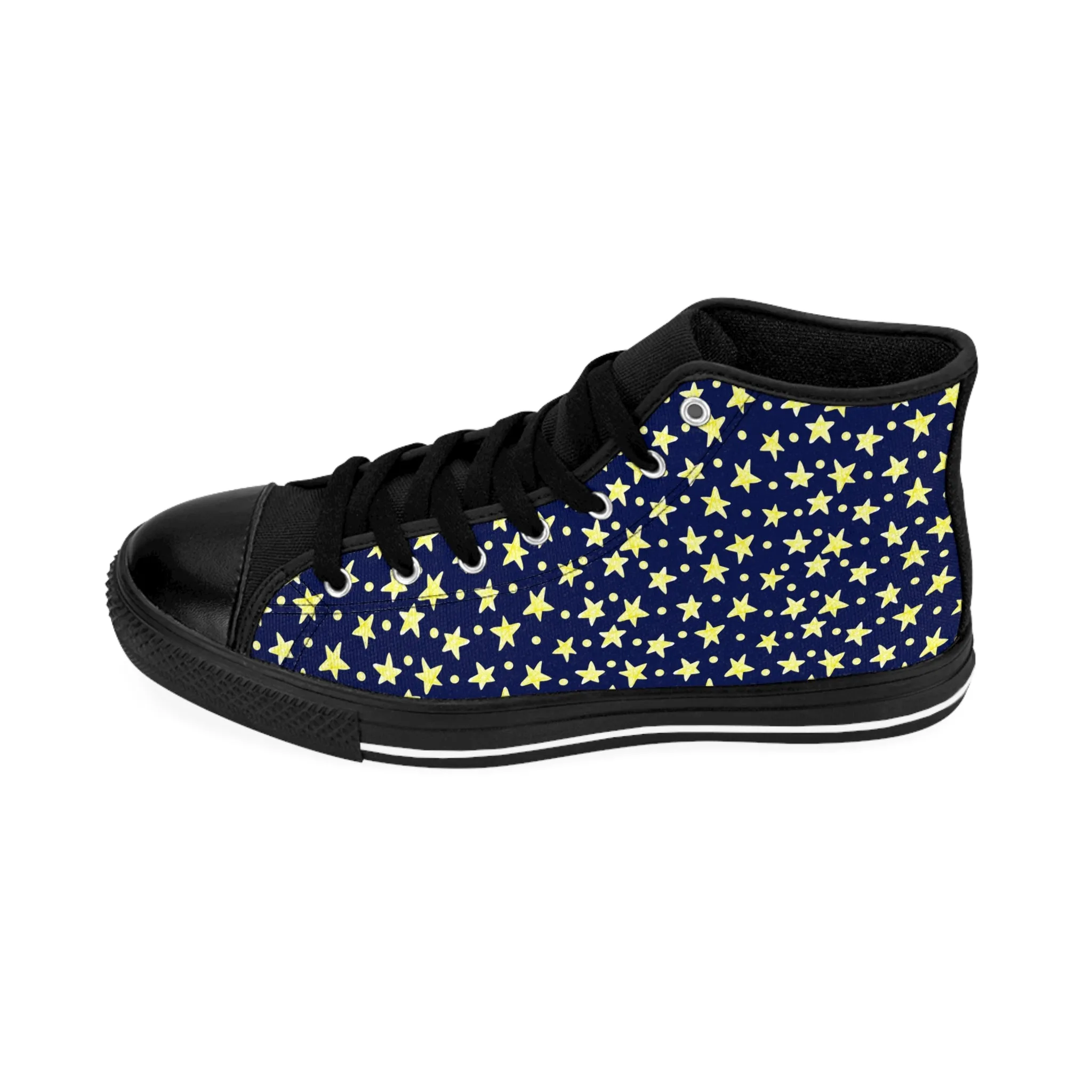 Starry Blue Night Sky Men's Classic Sneakers