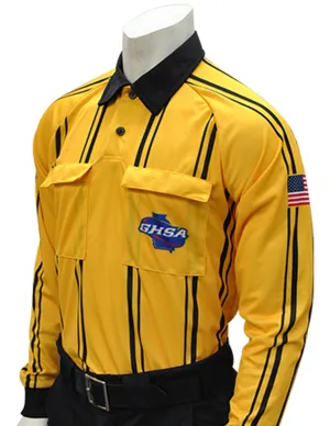 USA901GA GLD - Smitty "Made in USA" - Georgia Gold Soccer Long Sleeve Shirt