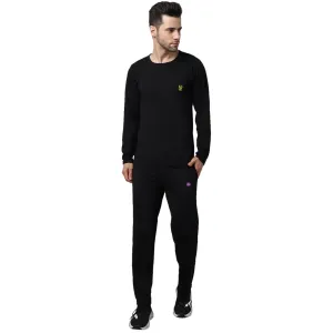 Vimal Jonney Cotton Black Tracksuit for Men