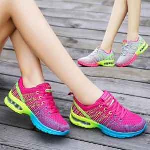 Woman Comfortable Lightweight Breathable Hollow Lace-Up Shoes